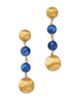 Marco Bicego Marco Bicego 18K Yellow Gold Africa Kyanite & Textured Bead Linear Drop Earrings - 1