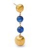 Marco Bicego Marco Bicego 18K Yellow Gold Africa Kyanite & Textured Bead Linear Drop Earrings - 4