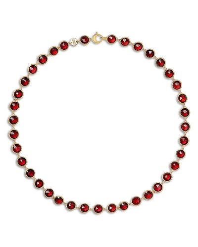 Marco Bicego Marco Bicego 18K Yellow Gold and Gemstone Bezel Link Collar Necklace, 15.5