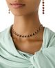 Marco Bicego Marco Bicego 18K Yellow Gold and Gemstone Bezel Link Collar Necklace, 15.5 - 2