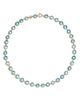 Marco Bicego Marco Bicego 18K Yellow Gold Blue Topaz Bezel Link Collar Necklace, 15.5 - 1