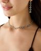 Marco Bicego Marco Bicego 18K Yellow Gold Blue Topaz Bezel Link Collar Necklace, 15.5 - 2