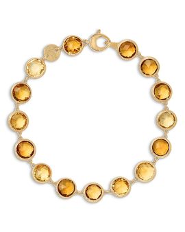 Marco Bicego Marco Bicego 18K Yellow Gold Citrine Bezel Link Bracelet