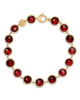 Marco Bicego Marco Bicego 18K Yellow Gold Gemstone Bezel Link Bracelet
