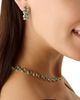 Marco Bicego Marco Bicego 18K Yellow Gold Jaipur Color Blue Topaz Hoop Earrings - 2