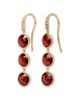 Marco Bicego Marco Bicego 18K Yellow Gold Jaipur Color Garnet & Diamond Drop Earrings - 3