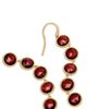 Marco Bicego Marco Bicego 18K Yellow Gold Jaipur Color Garnet & Diamond Linear Drop Earrings - 3