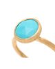 Marco Bicego Marco Bicego 18K Yellow Gold Jaipur Color Small Turquoise Bezel Ring - 3