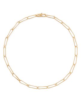 Marco Bicego Marco Bicego 18K Yellow Gold Marrakech Onde Twisted Coil Large Link Chain Collar Necklace, 18