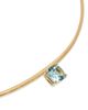 Marco Bicego Marco Bicego 18K Yellow Gold Masai Aquamarine Coil Link Pendant Necklace, 16 - 2
