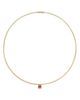 Marco Bicego Marco Bicego 18K Yellow Gold Masai Pink Tourmaline Coil Link Pendant Necklace, 16 - 1
