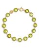 Marco Bicego Marco Bicego 18K Yellow Gold Peridot Bezel Link Bracelet - 1