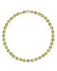 Marco Bicego Marco Bicego 18K Yellow Gold Peridot Bezel Link Collar Necklace, 15.5 - 1