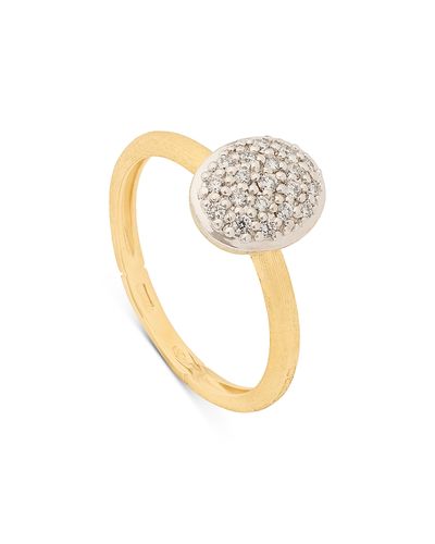 Marco Bicego Marco Bicego 18K Yellow Gold Siviglia Diamond Cluster Ring