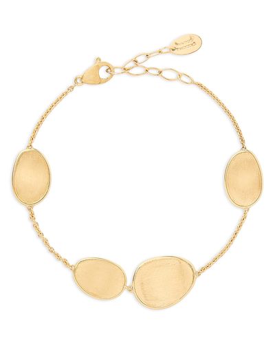 Marco Bicego Marco Bicego 18K Yellow Gold Siviglia Textured Disc Chain Bracelet