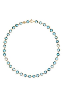 Marco Bicego Marco Bicego Jaipur 18k Gold Blue Topaz Necklace 