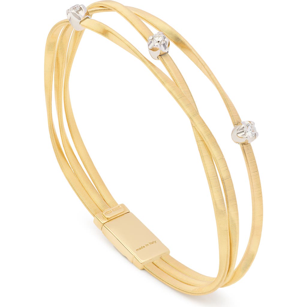 Marco Bicego Marco Bicego Marrakech 18k Gold Diamond Bracelet