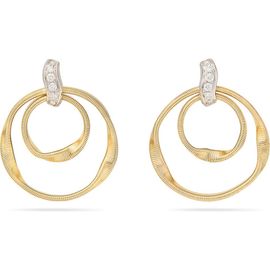 Marco Bicego Marco Bicego Marrakech 18k Gold Diamond Drop Earrings