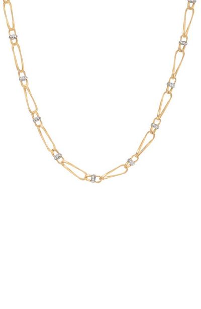 Marco Bicego Marco Bicego Marrakech Onde 18k Gold Diamond Necklace