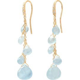 Marco Bicego Marco Bicego Paradise Aquamarine Drop Earrings