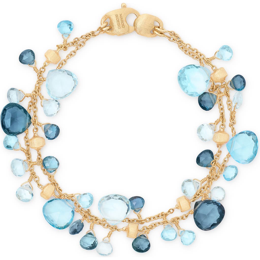 Marco Bicego Marco Bicego Paradise Mixed Topaz Double Strand Bracelet