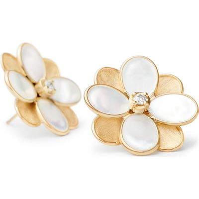 Marco Bicego Marco Bicego Petali Diamond Flower Stud Earrings