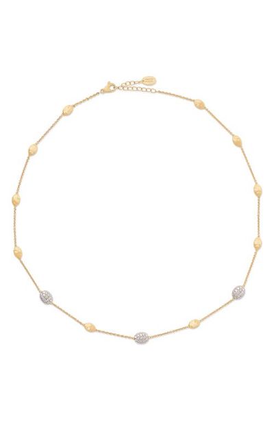Marco Bicego Marco Bicego Siviglia Diamond Pavé Station Necklace