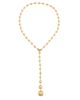Marco Bicego Women's Africa 18K Yellow Gold & Diamond Hand Engraved Lariat Necklace - 1