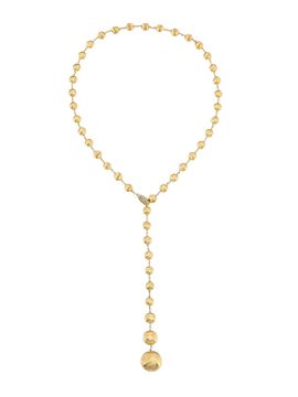 Marco Bicego Women's Africa 18K Yellow Gold & Diamond Hand Engraved Lariat Necklace