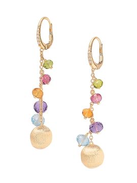 Marco Bicego Women's Africa 18K Yellow Gold & Multi-Gemstone Drop Earrings
