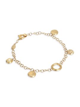 Marco Bicego Women's Jaipur 18K Yellow Gold Charm Bracelet/7"