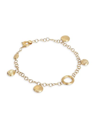 Marco Bicego Women's Jaipur 18K Yellow Gold Charm Bracelet/7"