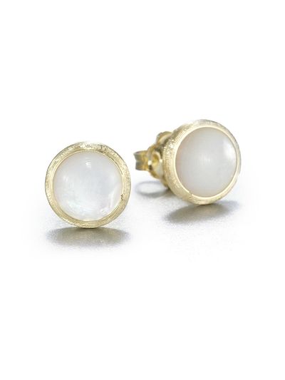 Marco Bicego Women's Jaipur Resort Mother-Of-Pearl & 18K Yellow Gold Stud Earrings