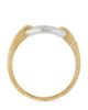 Marco Bicego Women's Jaipur Two-Tone 18K Gold & Diamond Flat-Link Ring - 4