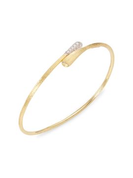 Marco Bicego Women's Lucia Two-Tone 18K Gold & 0.16 TCW Diamond Bangle