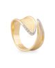 Marco Bicego Women's Lunaria Twist Two-Tone 18K Gold & 0.04 TCW Diamond Wrap Ring - 3