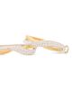 Marco Bicego Women's Marrakech 18K Yellow & White Gold & 0.75 TCW Diamond Twisted Hoop Earrings - 2