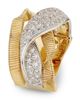 Marco Bicego Women's Marrakech 18K Yellow & White Gold & 0.88 TCW Diamond Wide Ring - 4