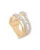 Marco Bicego Women's Marrakech 18K Yellow & White Gold & 1.13 TCW Diamond Three-Strand Ring - 1