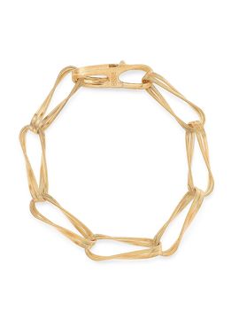 Marco Bicego Women's Marrakech Onde 18K Yellow Gold Double-Link Chain Bracelet/8"