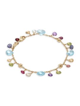 Marco Bicego Women's Paradise 18K Yellow Gold & Multi-Stone Charm Bracelet