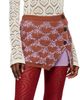 Marco Rambaldi Marco Rambaldi Brown Heart Miniskirt - 4