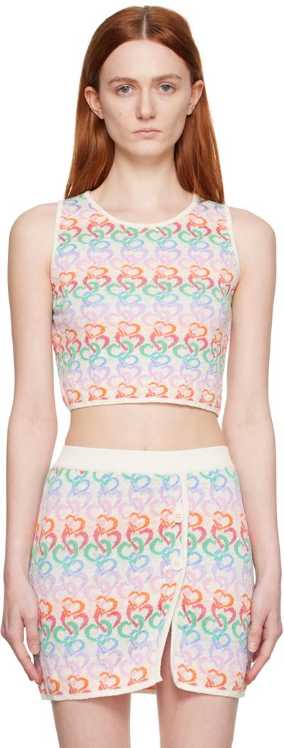 Marco Rambaldi Marco Rambaldi Multicolor Heart Tank Top