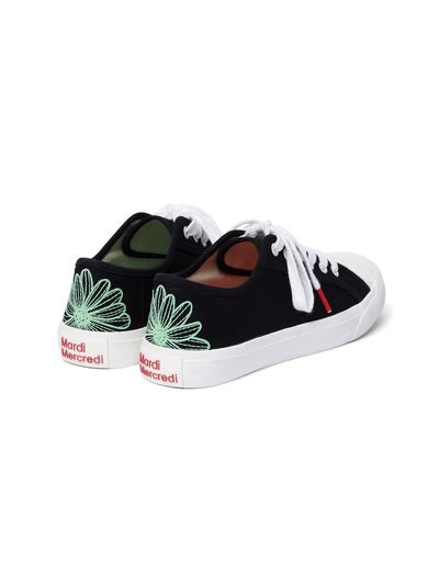 MARDI MERCREDI LESPOMPES ECLORE SNEAKERS_BLACK green