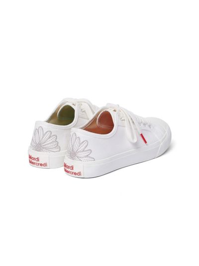 MARDI MERCREDI LESPOMPES ECLORE SNEAKERS_white BEIGE