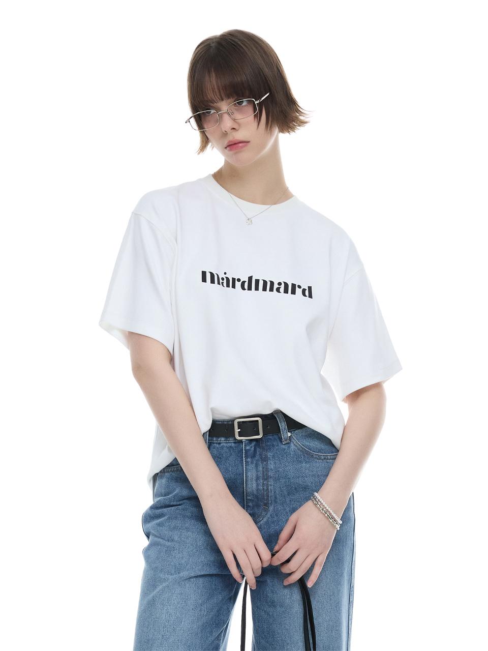 mardmard Essential Logo T-shirt [White]