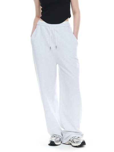 mardmard Layered Logo Sweat Pants [Light Gray]
