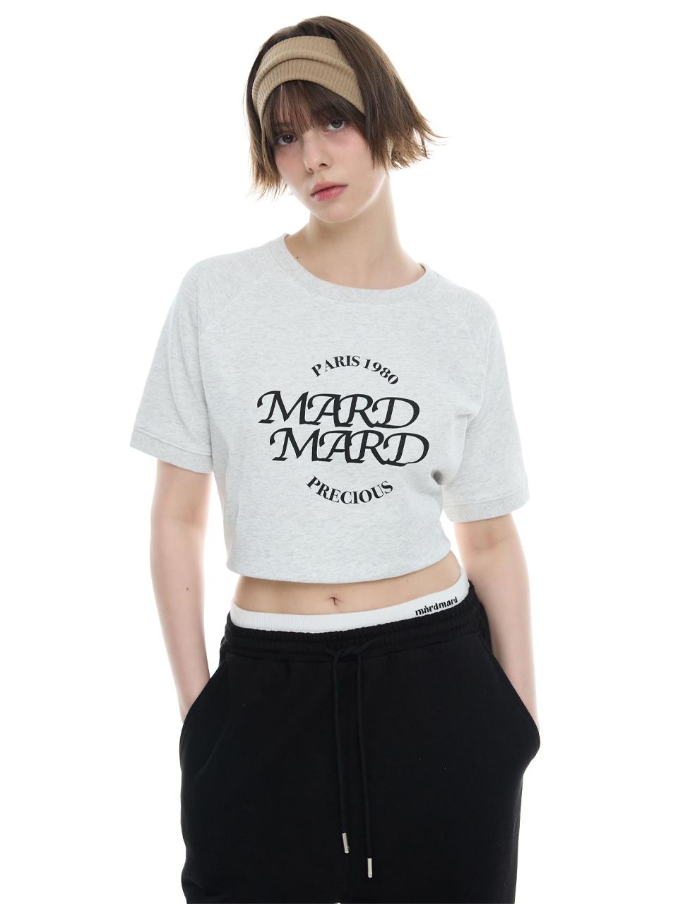 mardmard Precious Raglan Sweat T-Shirt [Light Gray]