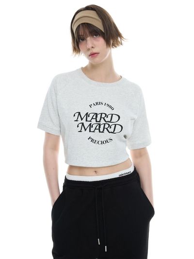 mardmard Precious Raglan Sweat T-Shirt [Light Gray]