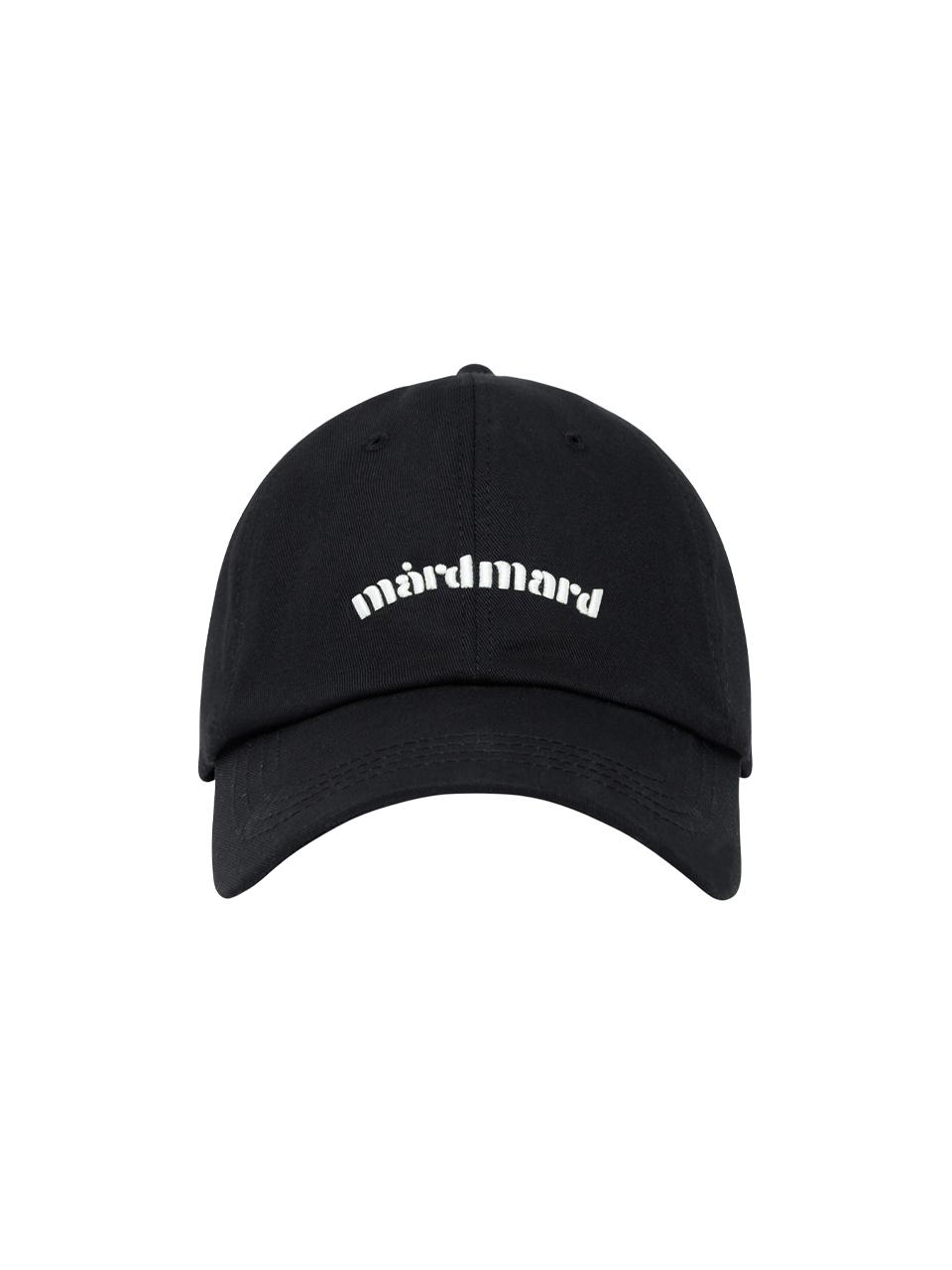 mardmard Signature Arch Logo Ball Cap [Black]